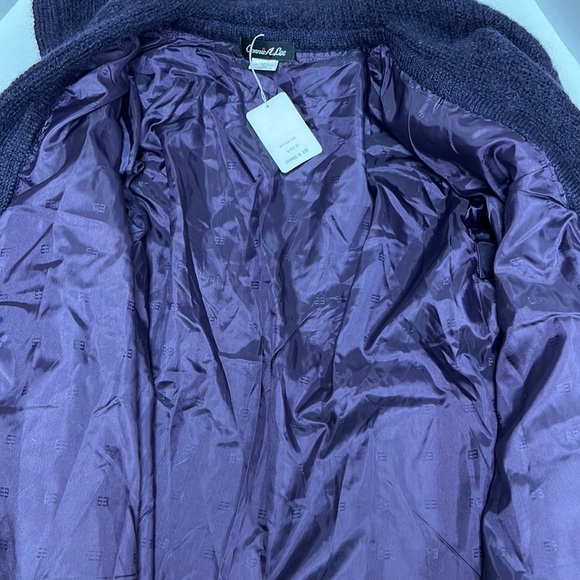 NWT Vintage Connie A Lee Mohair Blend Fully Lined Button Down Cardigan/ Jacket - Picture 4 of 7